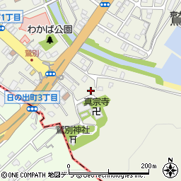 北海道登別市鷲別町1丁目周辺の地図