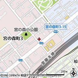 永浜クロス株式会社　室蘭営業所周辺の地図