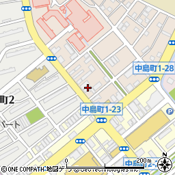 小がね 中島店周辺の地図
