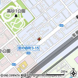 セイコーマート室蘭高砂店周辺の地図