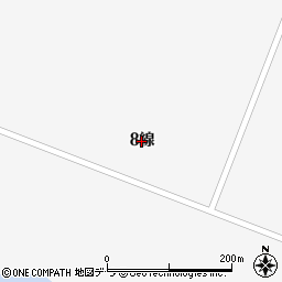 北海道広尾町（広尾郡）野塚（８線）周辺の地図