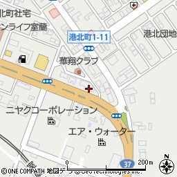 日本貨物検数協会室蘭事務所周辺の地図