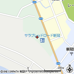 新冠町レ・コード館周辺の地図