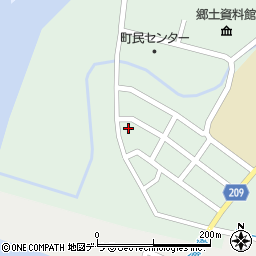 幌村建設株式会社　新冠営業所周辺の地図