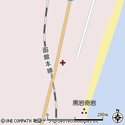 北海道二海郡八雲町黒岩57周辺の地図