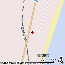 北海道二海郡八雲町黒岩56周辺の地図