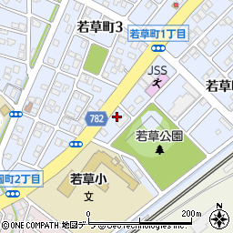 とりせい 登別若草店周辺の地図