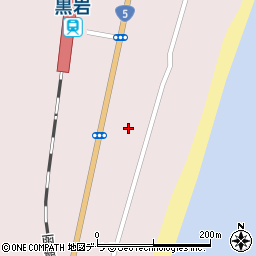 北海道二海郡八雲町黒岩43周辺の地図