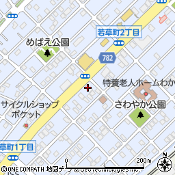 やきとり一平 若草店周辺の地図