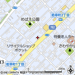 監獄カラオケ登別店周辺の地図