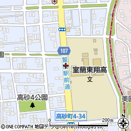 東翔高校前周辺の地図