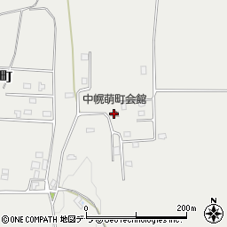 中幌萌町会館周辺の地図