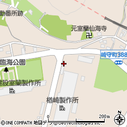 株式会社楢崎製作所　室蘭工場工具室・電気室周辺の地図