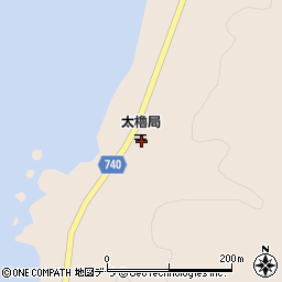 北海道久遠郡せたな町北檜山区太櫓217周辺の地図