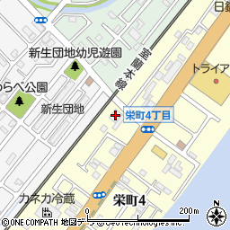 栄町飲食店街周辺の地図