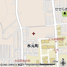 北海道室蘭市水元町周辺の地図