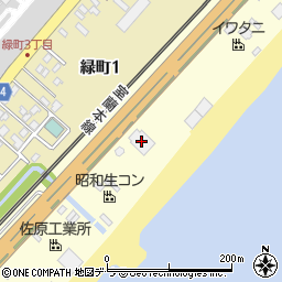 北海道西濃運輸株式会社　室蘭営業所周辺の地図