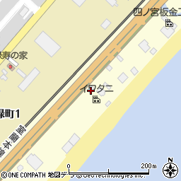 道南硝子株式会社　室蘭店周辺の地図