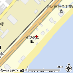 イワタニセントラル北海道株式会社　登別営業所周辺の地図
