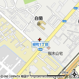 ファミリーマート登別桜木町店周辺の地図