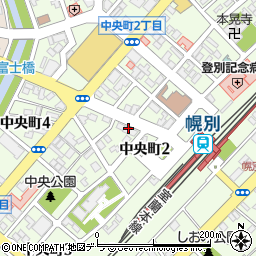 ピザテンフォー　北海道幌別店周辺の地図