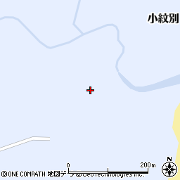 北海道広尾郡広尾町小紋別周辺の地図