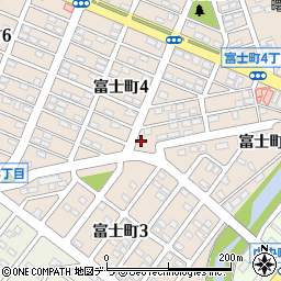 北海道登別市富士町4丁目48周辺の地図