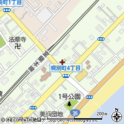 セブンイレブン登別幌別町５丁目店周辺の地図