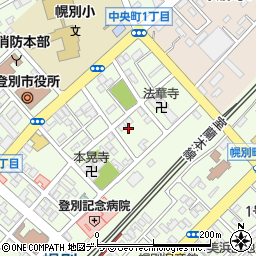 〒059-0012 北海道登別市中央町の地図