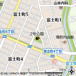 富士2号公園周辺の地図