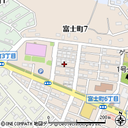 北海道登別市富士町7丁目27周辺の地図