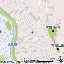 北海道登別市常盤町周辺の地図
