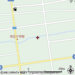 北海道今金町（瀬棚郡）末広町周辺の地図