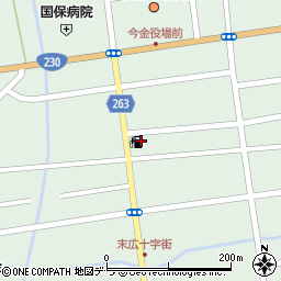 株式会社佐藤エネルギー今金営業所周辺の地図