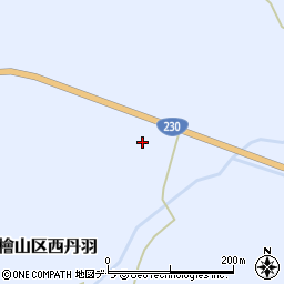 北海道久遠郡せたな町北檜山区西丹羽1578周辺の地図