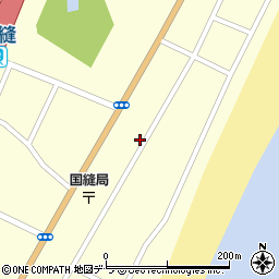 北海道山越郡長万部町国縫125-2周辺の地図