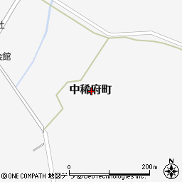 北海道伊達市中稀府町周辺の地図