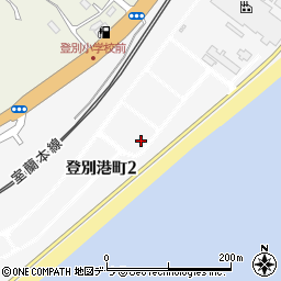 登別港線周辺の地図