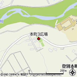 本町３広場周辺の地図