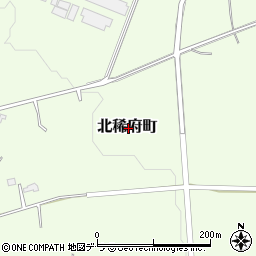 北海道伊達市北稀府町周辺の地図