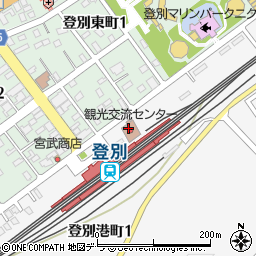 登別市登別支所周辺の地図