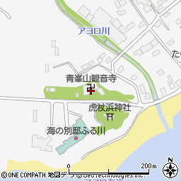 青峯山観音寺周辺の地図