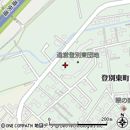 道営住宅登別東団地Ｃ号棟周辺の地図