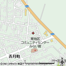 北海道伊達市弄月町237周辺の地図