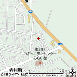 北海道伊達市弄月町238周辺の地図