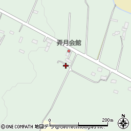 北海道伊達市弄月町136周辺の地図
