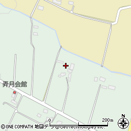 北海道伊達市弄月町153周辺の地図