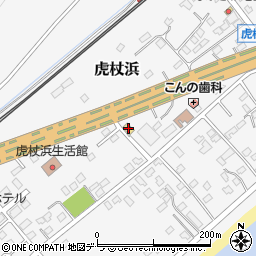 セイコーマート白老虎杖浜店周辺の地図