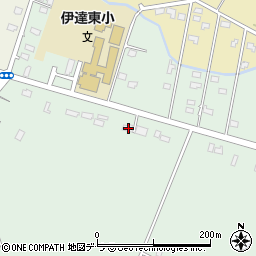 北海道伊達市弄月町184周辺の地図