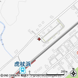 北海道白老郡白老町虎杖浜420-97周辺の地図